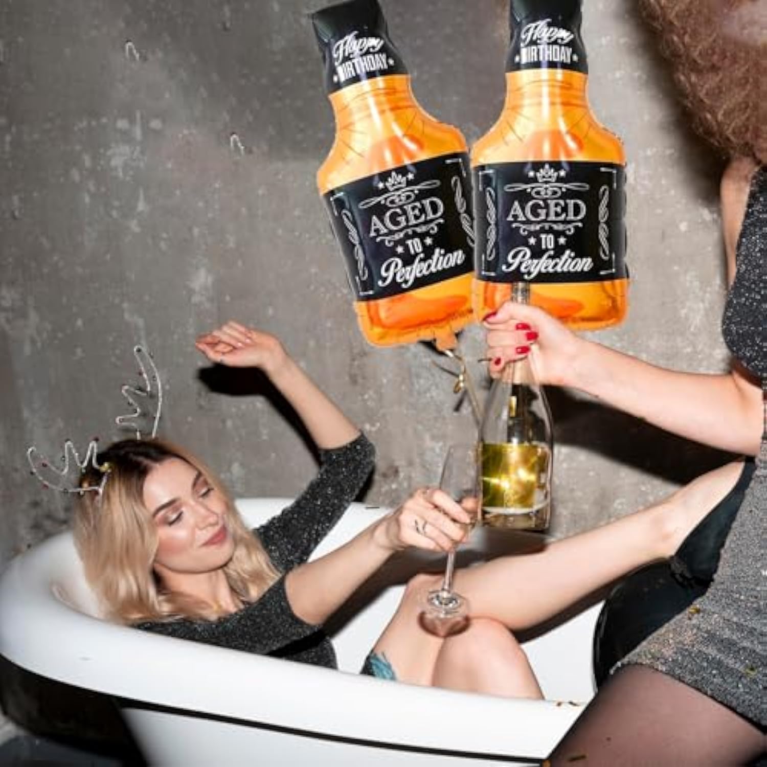 Whiskey Balloons Beer Balloons Party Decorations Whiskey Bottle Shape Mylar Foil Balloon For Bar Summer Party Beer Festival Birthday Party Party Decoration Supplies