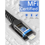 3Ft Lightning Cable 3Pack Mfi Certified Iphone Charger Cable Usb Apple Charging Cord Compatible With Iphone 14/13/12/11/X/Xs/Xr/Xs Max/8/7/6/5S/Se/Ipad Pro/Mini/Air
