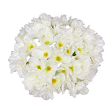 10 Pcs High Quaulity Fresh Artificial Mini Real Touch Pu/ Latex Corn Poppies Decorative Silk Fake Artificial Poppy Flowers For Wedding Holiday Bridal Bouquet Home Party Decor Bridesmaid (White)