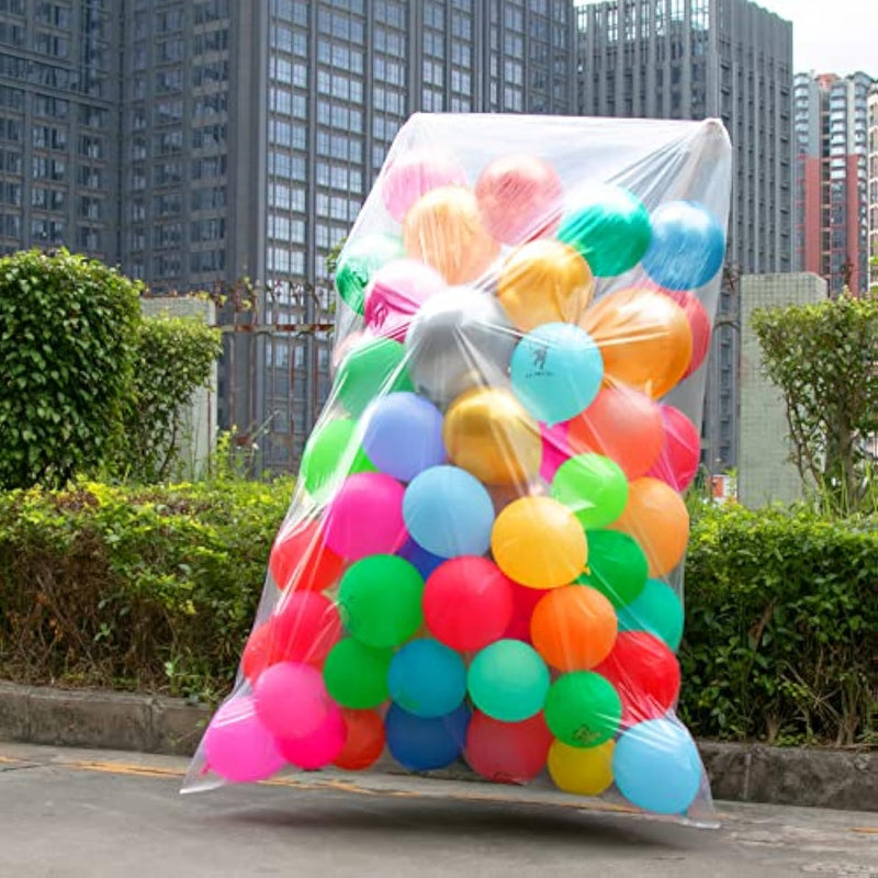98.4 X 59 Inches Large Balloon Bags For Transport, Big Plastic Balloon Storage Bag,Clear Balloon Drop Bag, Giant Carrying Storage Bags For Wedding Birthday Party Supplies?2 Pack?