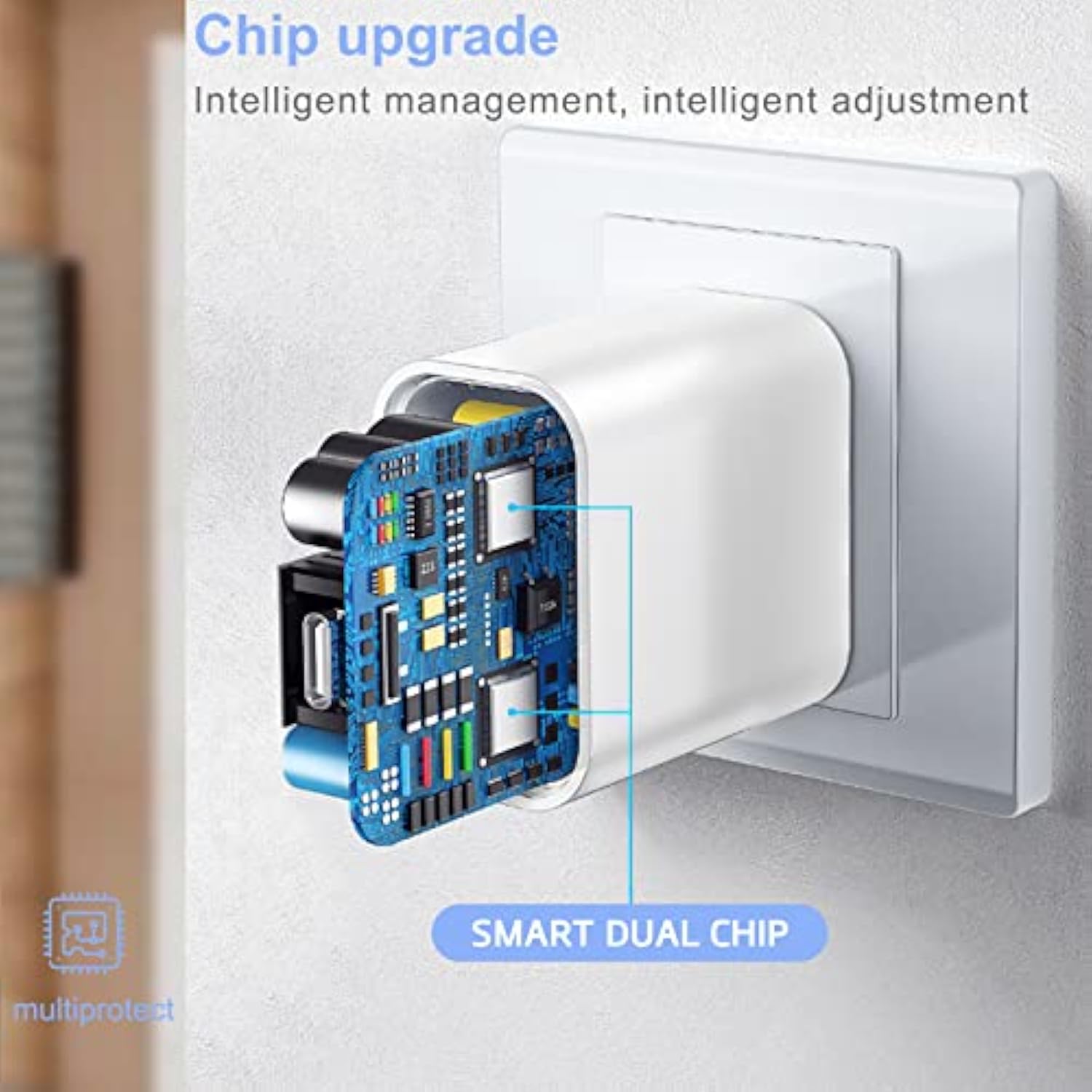 Usb C Fast Charger, 3 Pack 20W Usb-C Power Adapter With 3 Pack 6Ft Type C To Lightning Cable For Iphone 14/13 Pro/13/12/12 Mini/12 Pro Max/11 Pro