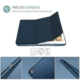 Procase Smart Case For 9.7 Inch 6Th/5Th Generation Case 2018 2017(Model: A1893 A1954 A1822 A1823), Ultra Slim Lightweight Stand Case With Translucent Frosted Back Smart Cover -Navy