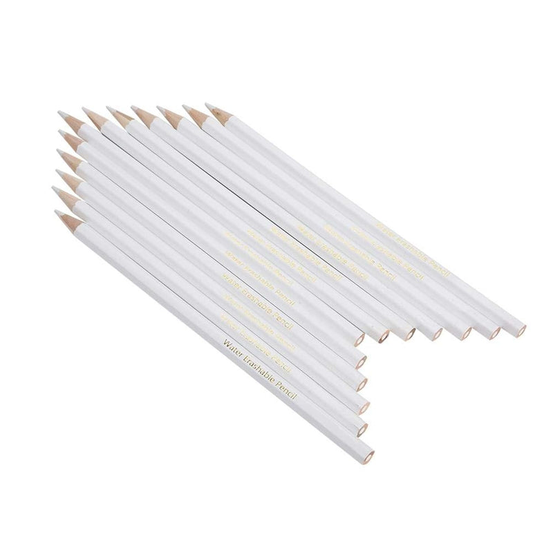 12Pcs Tailor'S Pencil, Water Soluble Pencil White Sewing Marking Pencil Dressm