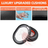 8200Uc Replacement Earpad For Plantronics Backbeat Pro 2/ Voyager 8200 Uc Wireless Headphones, Ear Cushions Cup Cover Earmuff Protein Leather Memory Foam, Repair Part Accessories