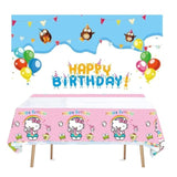 Kitty Girls Birthday Party Balloons, Dinner Plates, Paper Towels,Banners, Tablecloths,Gift Bags,Baby Shower Birthday Party Decorations - Serves 10 Guests