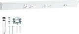 24 in Hardwired Under Cabinet Power Strip with 20A TR Outlets and USB A and C