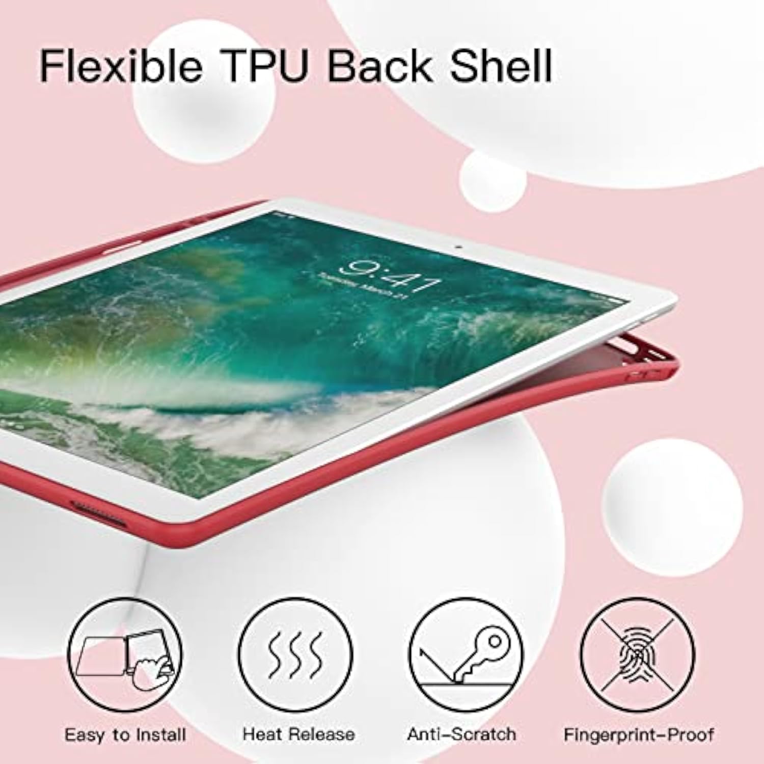 JETech Case for iPad Pro 12.9 Inch (2015/2017 Model, 1st/2nd Generation) with