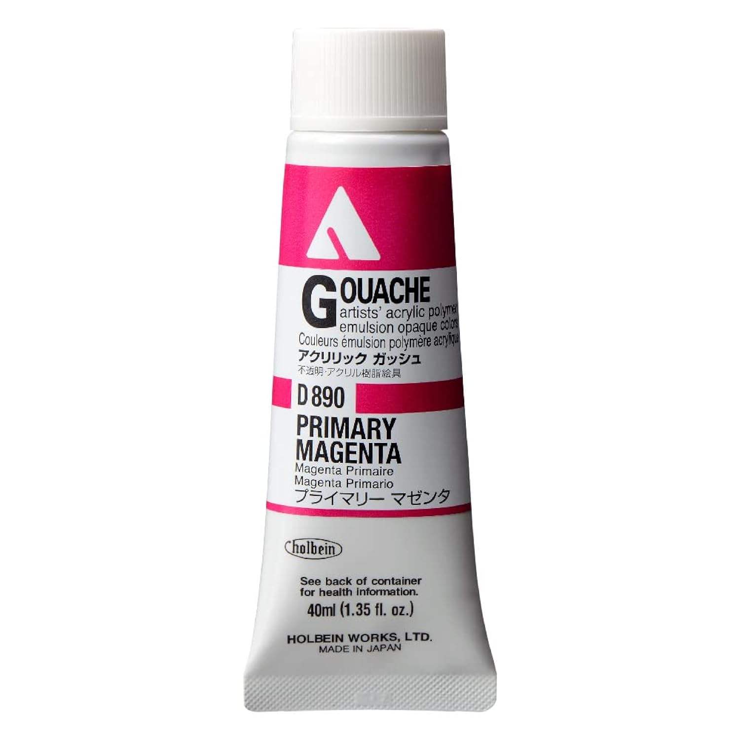 Holbein Acrylic Gouache 40 ml Primary Magenta