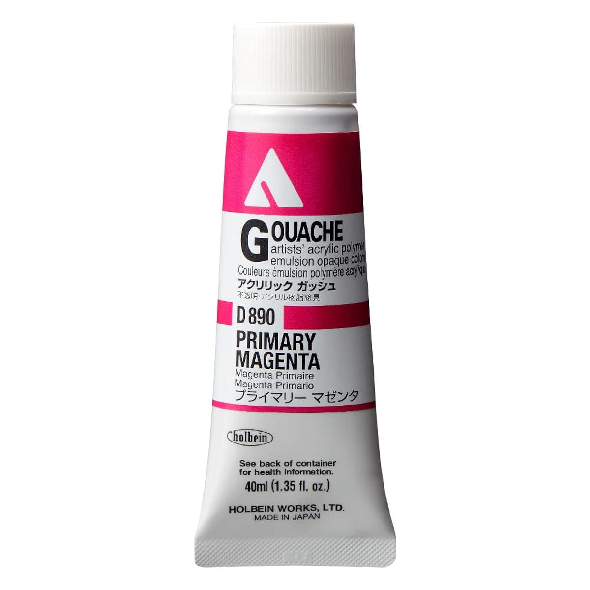 Holbein Acrylic Gouache 40 ml Primary Magenta