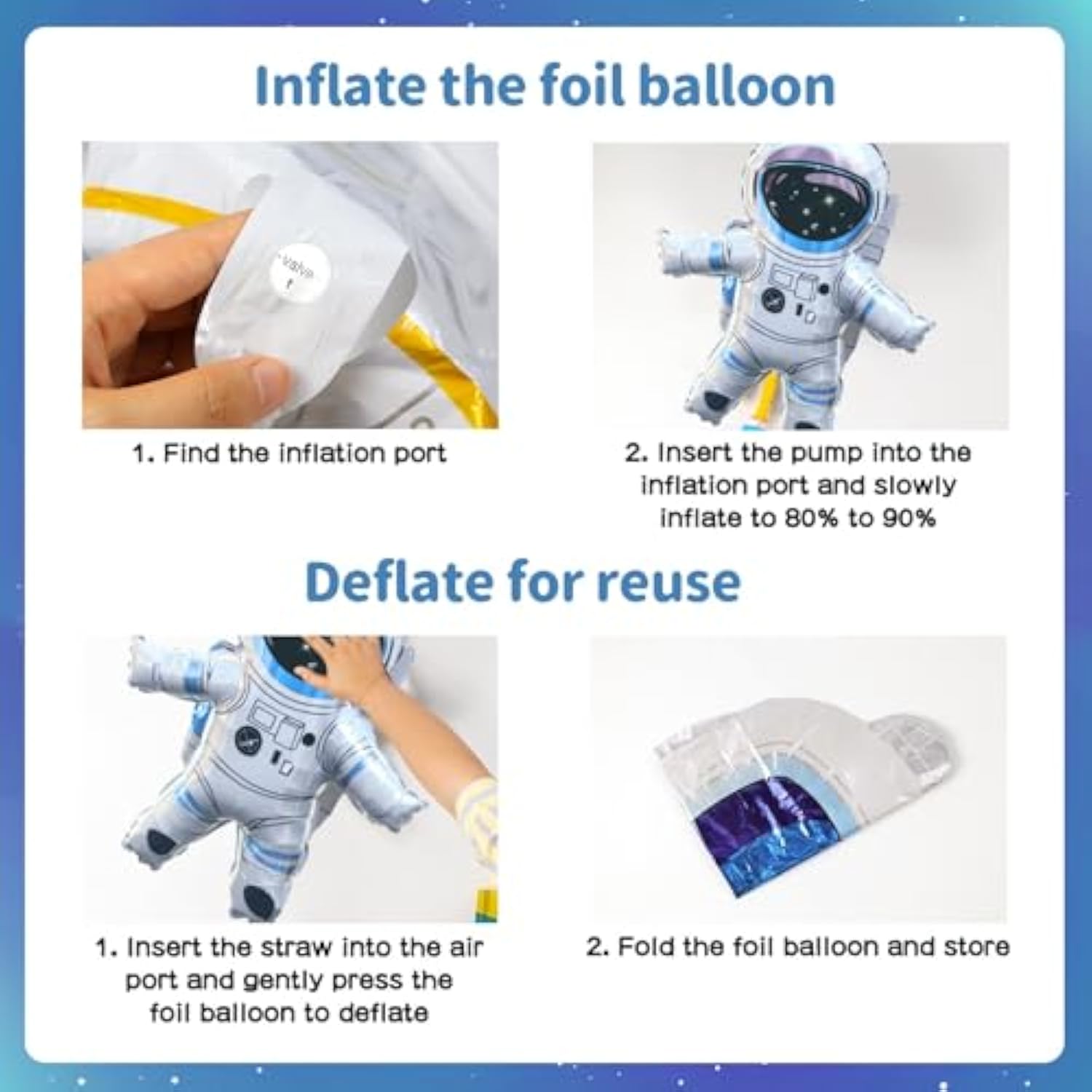 167Pcs Space Balloons Arch Kit - Outer Space Party Decorations With Astronaut Rocket Blue Green Balloons For Baby Shower