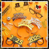 144-Piece 2026 New Year Party Set with Headbands, Glasses, and Noise Makers