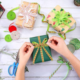 60 Yards 0.4 Inch Thin Christmas Ribbon Grosgrain Ribbon Red Green Dot