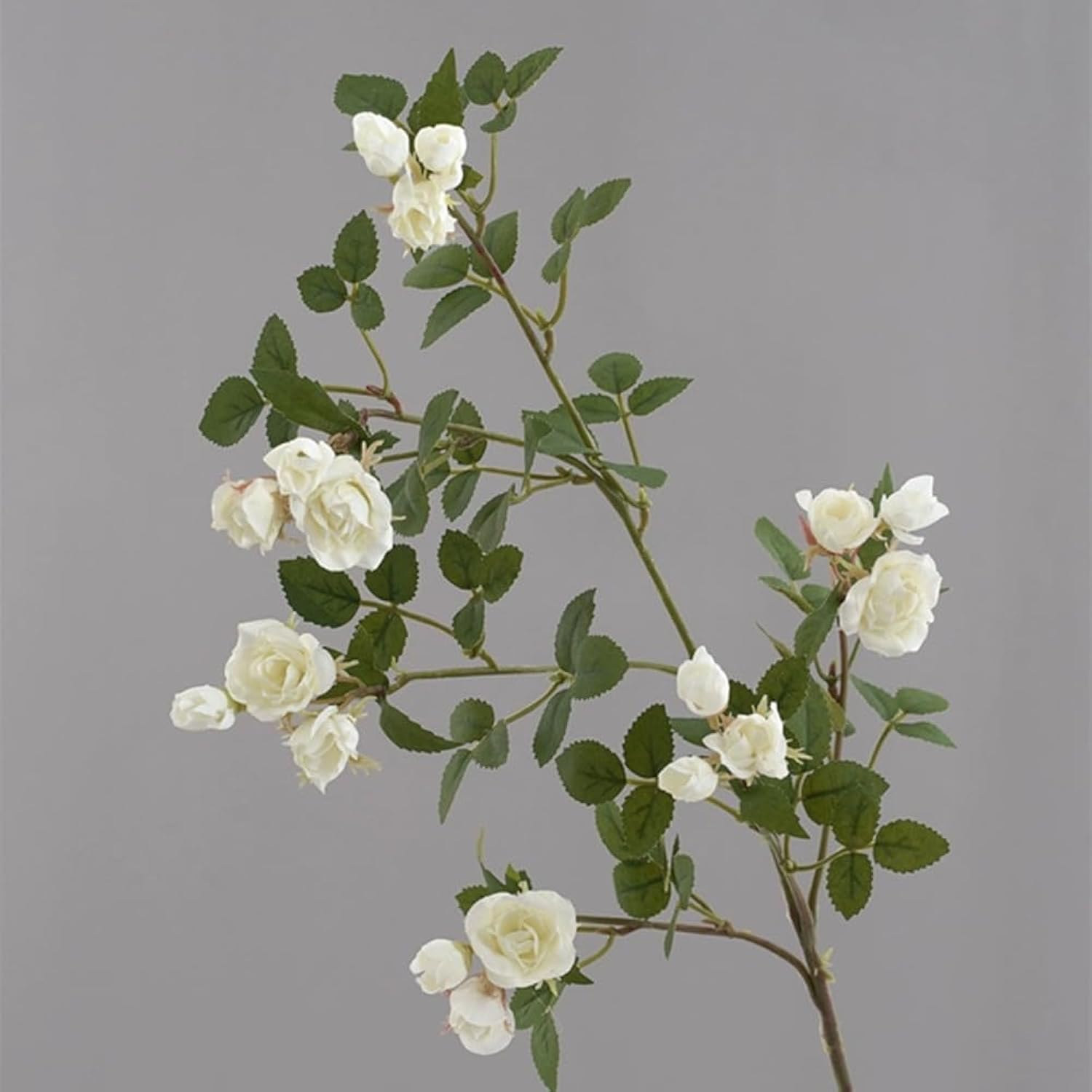 Artificial Flowers Fake Flowers,6Pcs 29" Artificial Rose For Vase, Long Stems White Artificial Flowers Faux Flower Arrangements For Shop Garden Office Home Décor(6, White Rose)
