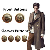 14Pcs Antique Gold Blazer Buttons For Men'S Suits Blazers Sport Coats