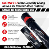1-Pack 4V Usb Redlituium Battery Compatible With Milwaukee 48-11-2131 But 20 Percent More Runtime,For Milwaukee Headlamp,Flashlight And Other Tools