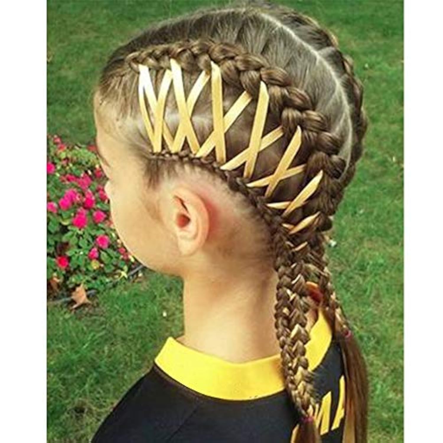 3/8 Inch X 100Yds Gold Satin Ribbon Thin Solid Fabric Ribbons Roll For