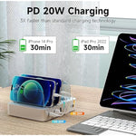 Usb Charging Station - Charging Dock - 4-Port - Fast Charging Station For Multiple Devices - Docking Station - Smart Charging Station Dock - Multi Charging Station For Cell Phones And Tablets