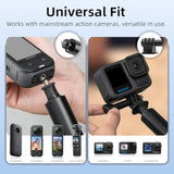 53" Invisible Selfie Stick For Insta360 X5 X4, Extended Monopod Pole Heavy Duty Solid Compact For Dji Osmo 360, For Insta 360 X5 X4 X3 X2 X Accessories (With Go Pro Adapter And Wrist Strap)