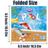 40Pcs End Of School Pool Party Plates And Napkins, Pool Party Decorations Schools Out For Summer Disposable Plates Napkins Tableware Set For Summer Birthday Supplies
