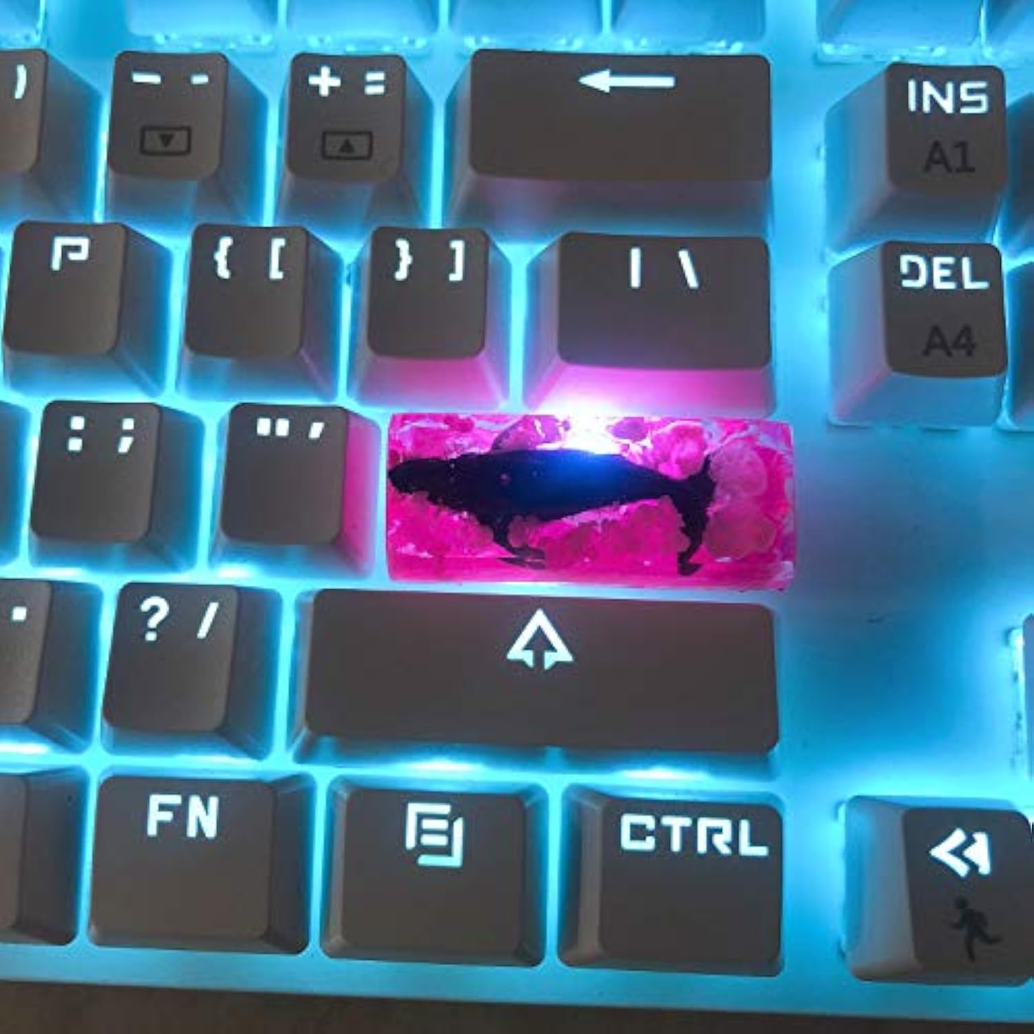 Handmade Keycap Whale Keycap For Enter/Shift Keycap For Mx Mechanical Keyboard