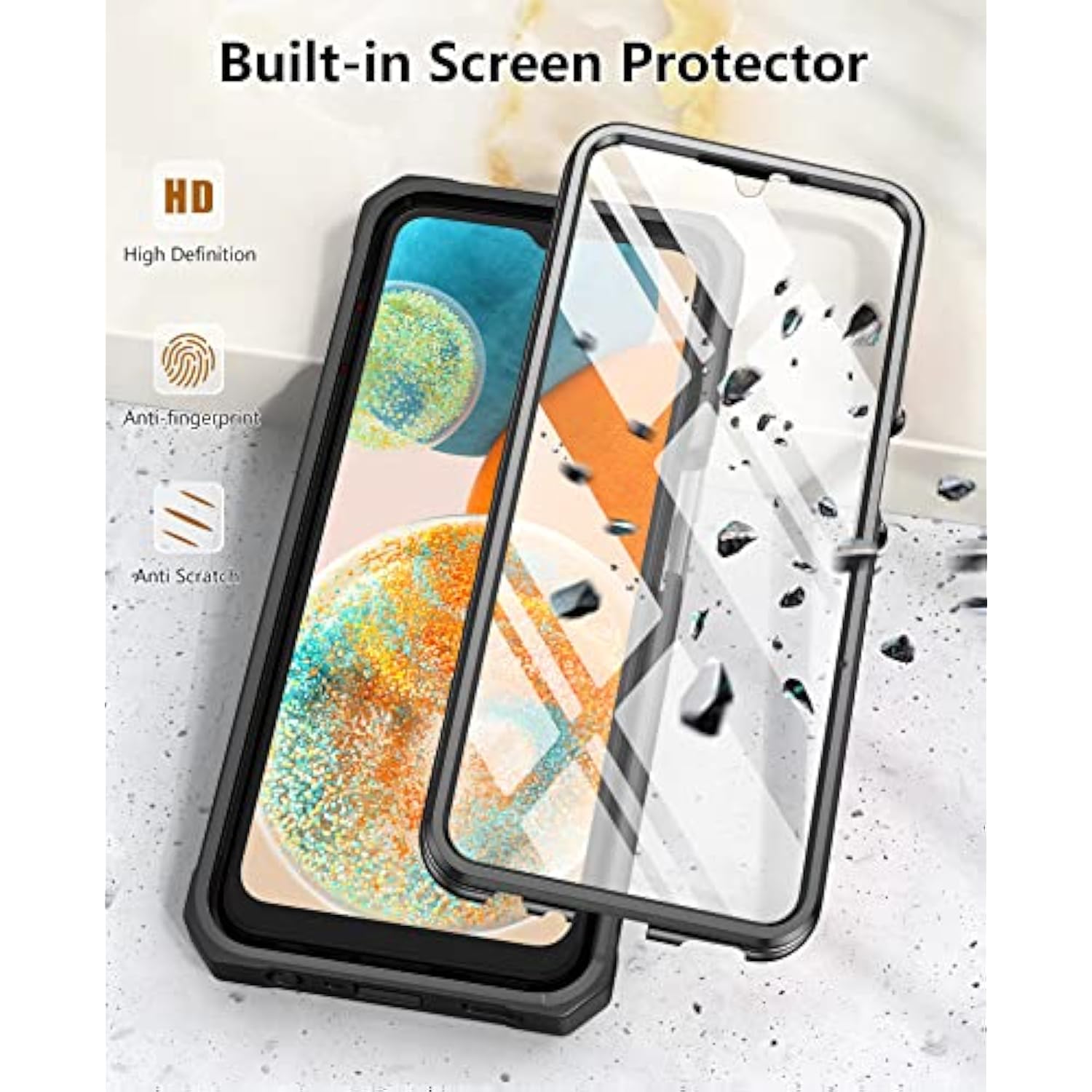 For Samsung Galaxy A23 5G Case: Heavy Duty Rugged Grade Shockproof Tpu Full Protective Shell With Kickstand Durable A23 4G Lte Phonecase Cell Phone Cover