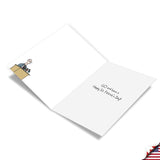 Funny St. Patrick'S Day Greeting Card With 5 X 7 Inch Envelope For Men And Women (1 Card) Green Traffic Lights C10510Spg