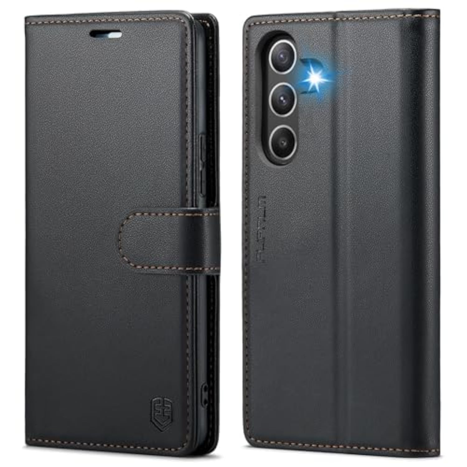 Wallet Case For Samsung Galaxy A36 5G, Rfid Blocking Credit Card Holder, Pu Leather Folio Flip Kickstand Protective Shockproof Cover For Galaxy A36 (Black)
