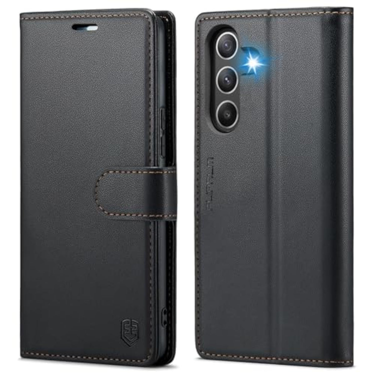 Wallet Case For Samsung Galaxy A36 5G, Rfid Blocking Credit Card Holder, Pu Leather Folio Flip Kickstand Protective Shockproof Cover For Galaxy A36 (Black)