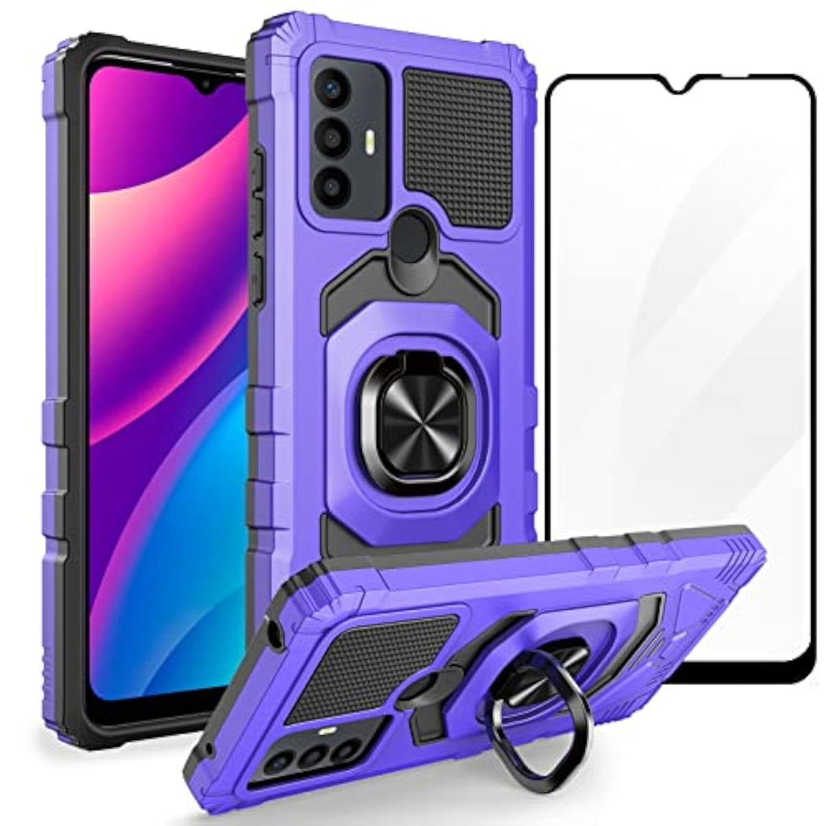 Heavy Duty Shockproof Protective Cover for TCL 30 SE