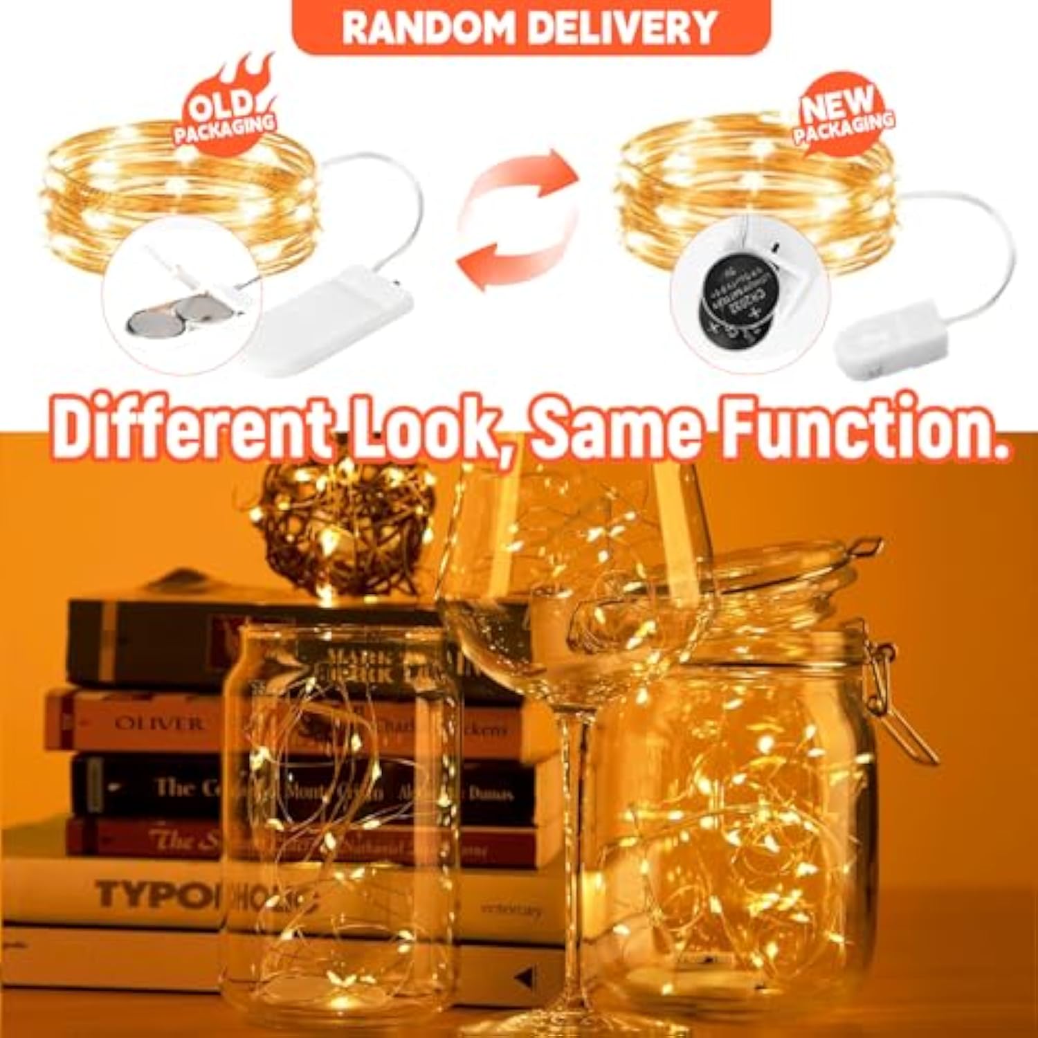12 Pack Fairy Lights Battery Operated String Lights, 7Ft 20 Led Fairy String Lights, Waterproof Copper Wire Firefly Star