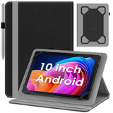 Universal 10 Inch Tablet Case,10.1 Inch Android Tablet Cover, Protective Folio Stand Case For 9.6-10.5 Inch Tablet, Pu Leather Tablet Cover For 10.1 Inch Tablet Android