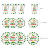Omg Santa I Know Him Party Supplies Set Plates Cups, Funny Christmas Decorations, Funny Movie Decorations, Dz Christmas Party Decorations
