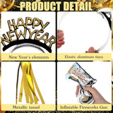 91-Piece 2026 New Year Party Set with Glasses, Headbands, Balloons, and Blowouts