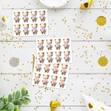 Gender Reveal Party Games, Teddy Theme Baby Gender Reveal Voting Board Sign, 48 Boys Girls Teddy Voting Stickers, He Or She, Baby Gender Reveal Party Decorations Games For Boy Or Girl Shower