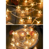 Flower String Lights, 10Ft 20 Led Usb Powered Cherry Blossom Fairy String Lights For Party Birthday Wedding Christmas Ho
