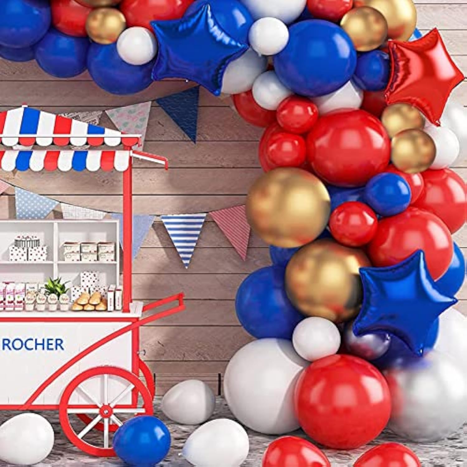 Red Balloons - 100Pcs Different Sizes 5/10/12/18 Inch Latex Balloons G