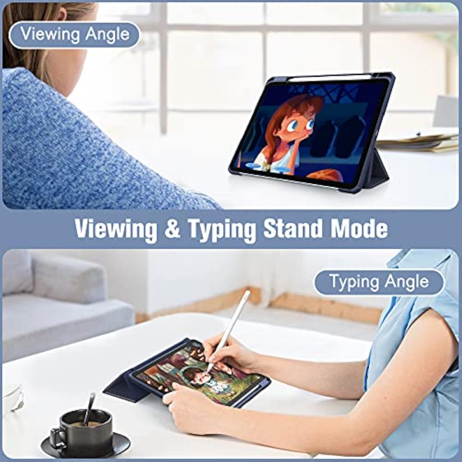 Fintie Hybrid Slim Case for iPad Air 5th Generation (2022) / iPad Air 4th Gene