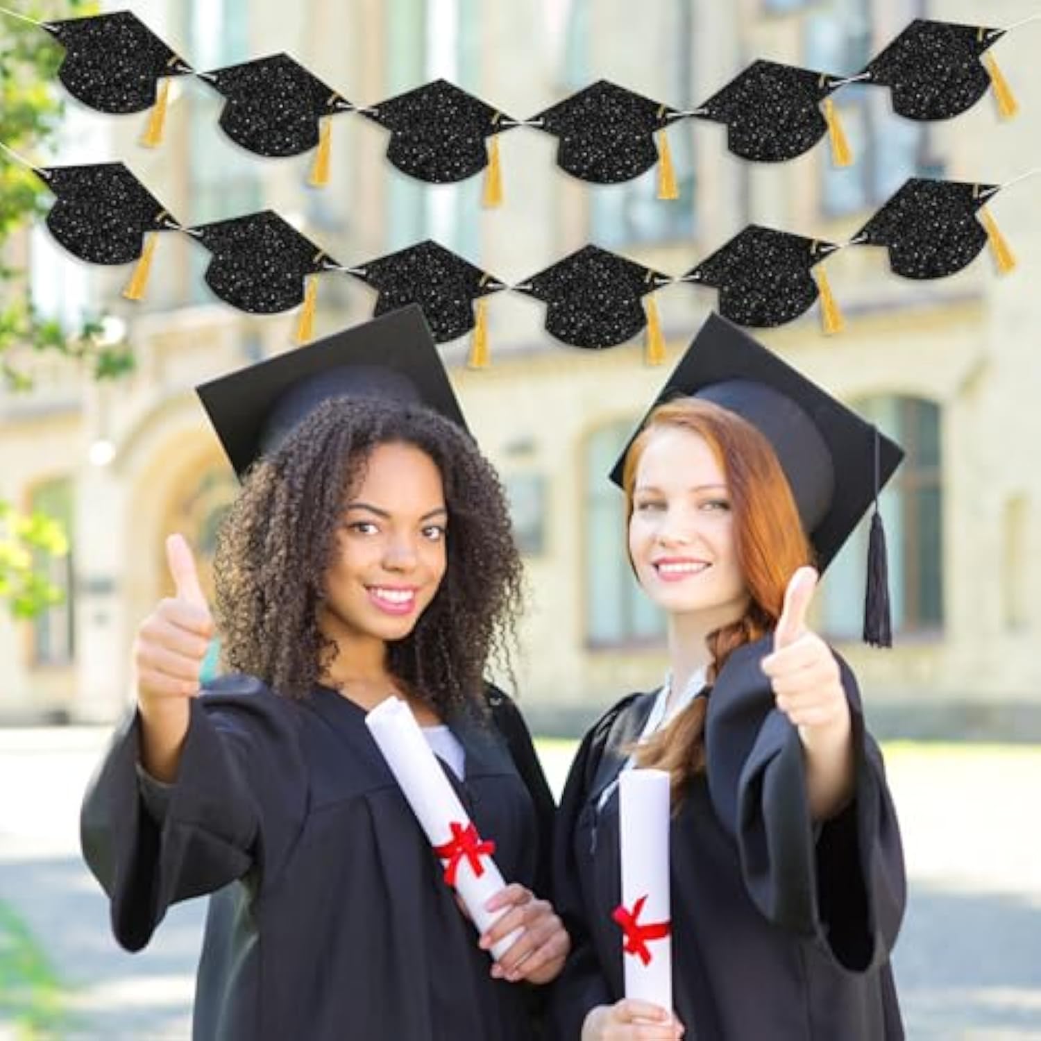 Graduation Decorations Class Of 2025 Glitter Congrats Grad Banner Graduation Party Banner Decorations Garland Sign With Tassel Congratulations Banner For Any Schools Or Grades