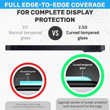 3-Pack Tempered Glass Screen Protector For Google Pixel 9A - Protective 9H Screen Saver Compatible With Phone Cases - For Pixel 9A Tempered Glass - Clear