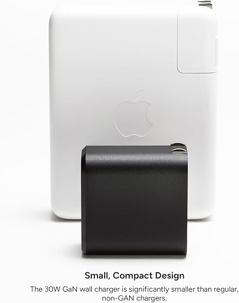 30W USB C Fast Charger Block Compact Foldable Wall Charger for iPhone iPad Samsung Galaxy Google Pixel