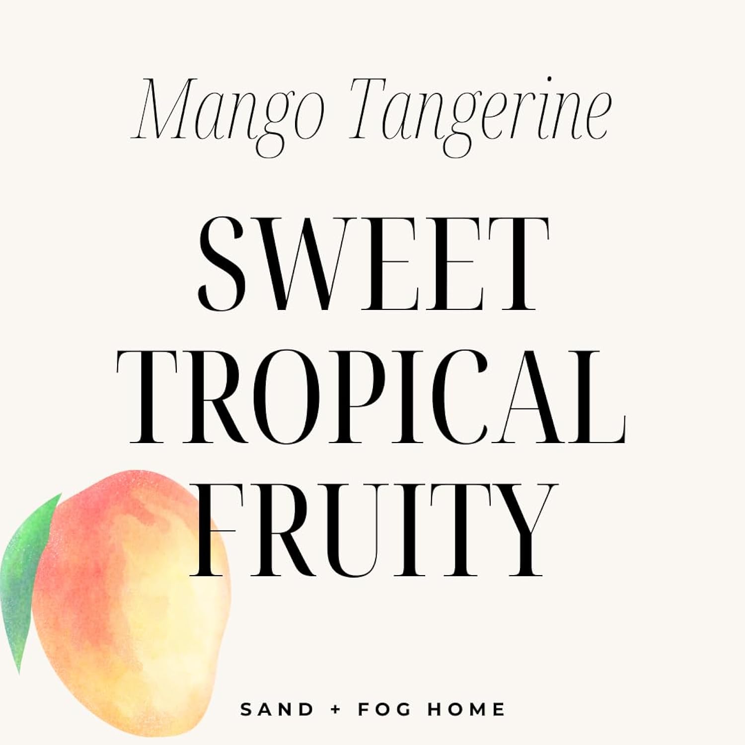 Scented Candle - Mango Tangerine - Additional Scents And Sizes – 100% Cotton Lead-Free Wick - Luxury Air Freshening Jar Candles - Perfect Home Décor For Your Cocktail Table – 23Oz
