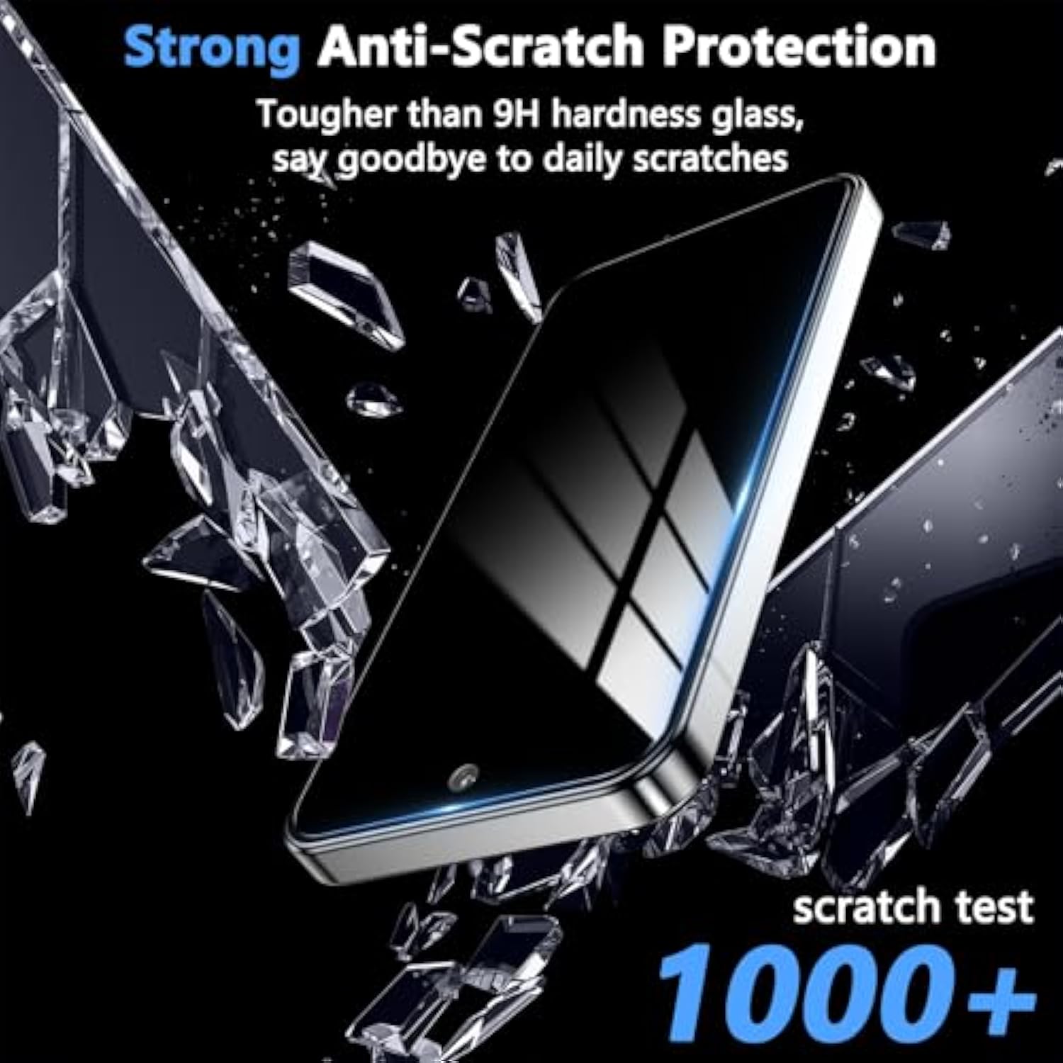 2+2 Pack Privacy Screen & Camera Protector for Pixel 9 Pro XL, Fingerprint Unlock, AR Coating