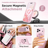 Magnetic for iPhone 17 Pro Max Case, Compatible with MagSafe, [Full Camera Protection] [Screen Protector], Silicone Shockproof Phone Cover with