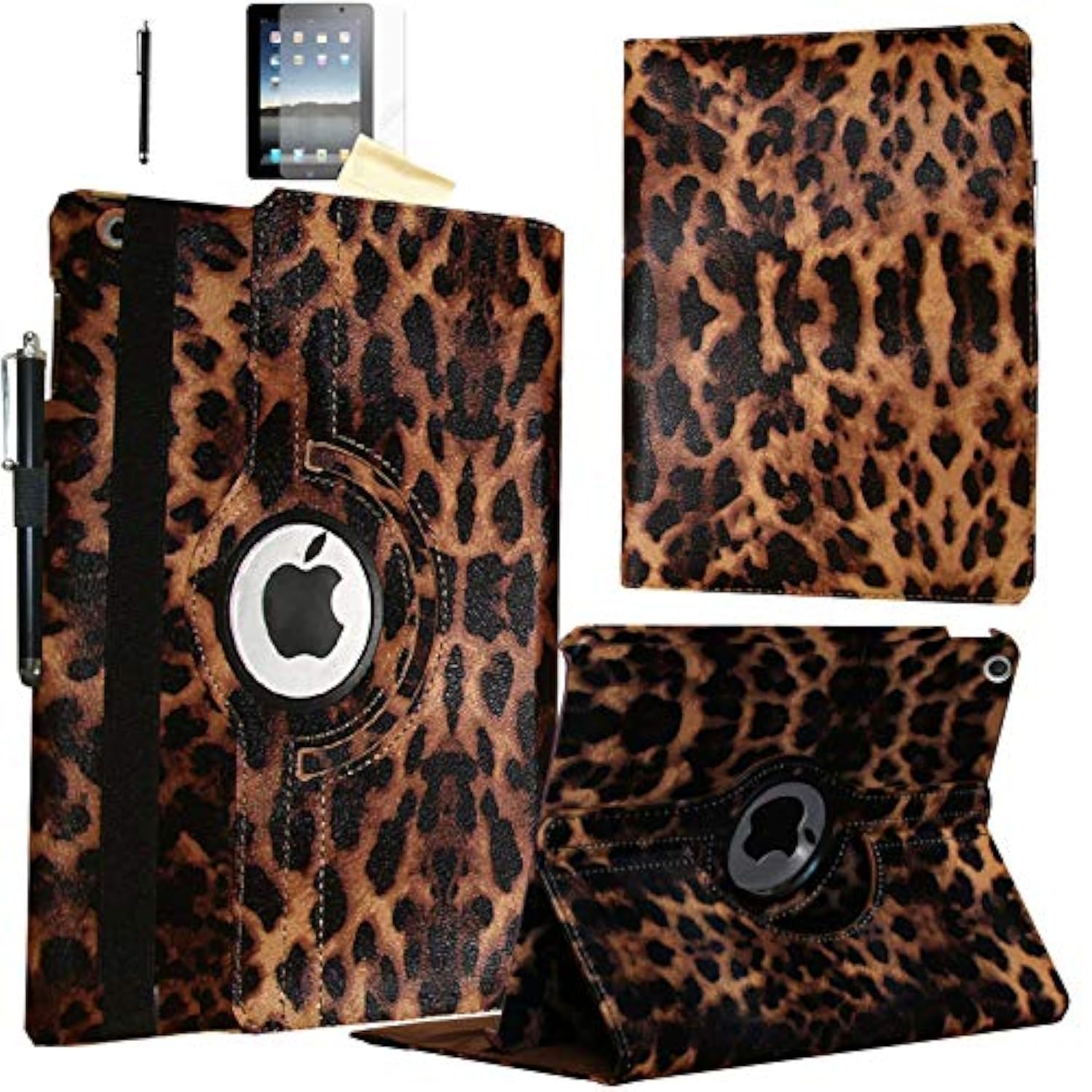 Case For Ipad 10.2 Inch, Ipad 9Th 8Th 7Th Generation, Rotating Stand Smart Mag
