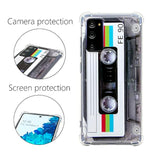 Case For Galaxy S20 Fe With Reinforced Corners Tpu Soft Bumper Retro Cassette Tape Case Compatible With Samsung Galaxy S20 Fe