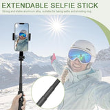 Selfie Stick Gimbal Stabilizer, 360° Rotation Tripod With Wireless Remote, Portable Phone Holder, Auto Balance 1-Axis Gimbal For Smartphones Tiktok Vlog Youtuber Live Video Record