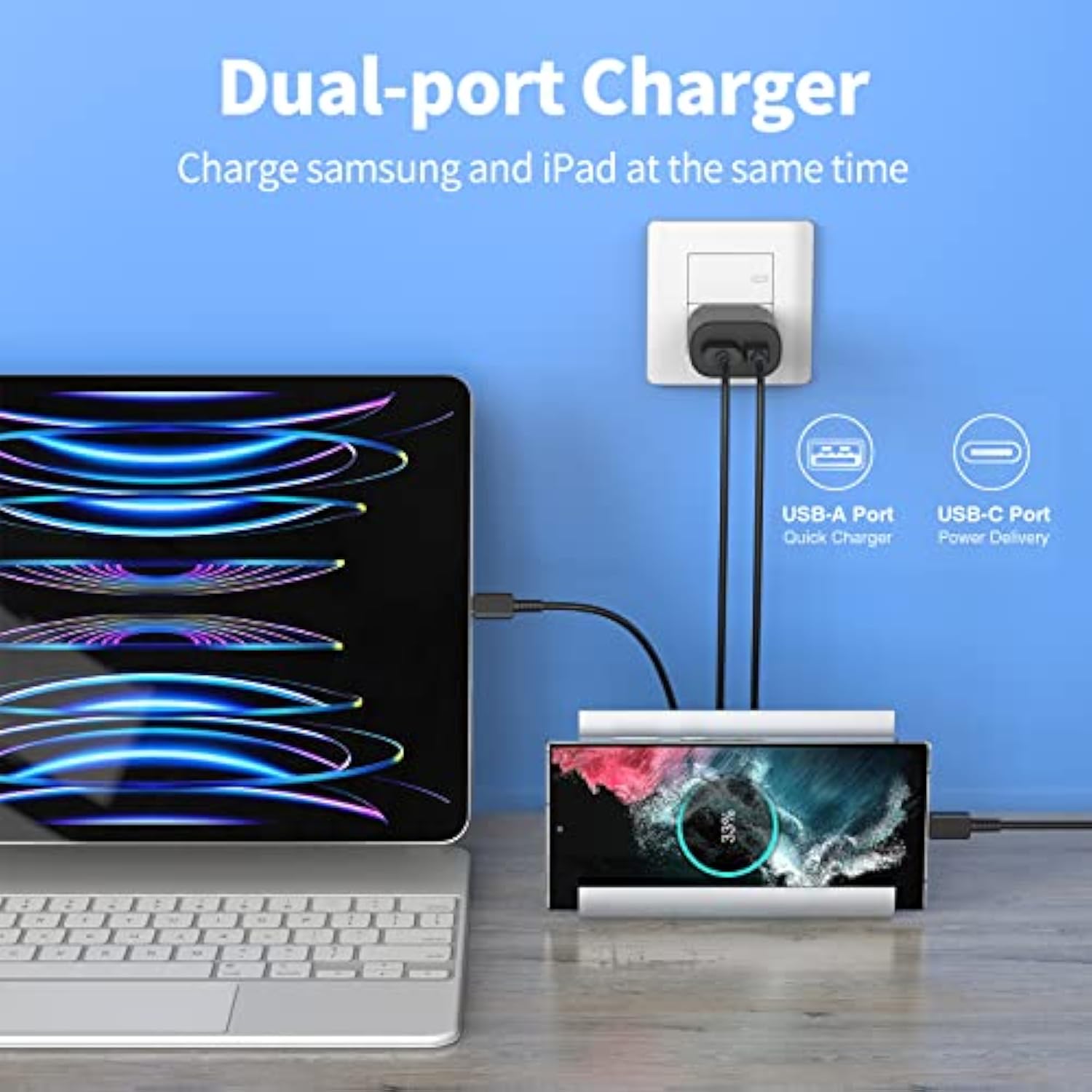 Usb C Wall Charger, 25W Super Fast Charger Type C Charger Block For Samsung Galaxy S25/S24/S23/S23 Ultra/S23+/S22/S22 Ultra/S22+/S21/S20/Note 20/Note 10//10 Plus,Z Fold 3 5G/Flip 4/3