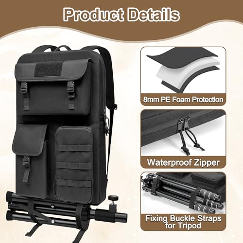Carrying Case Compatible With Starlink Gen 3, Soft Travel Backpack Bag With Multi-Pocket For Starlink Satellite Dishes And All Accessories, Ideal For Outdoor, Rv Trip, Camping, Black