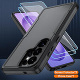 for  Galaxy S26 Ultra Case with HD Screen Protector, Military Grade Heavy Duty Shockproof Phone Case, Full Body Drop Protection Cover,Black