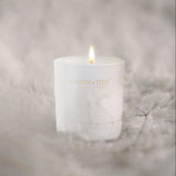 Simon&Tom Highly Scented Premium Vanilla Candle 10 Oz - 100 Hour Burn - Natural Organic Soy Wax - Aromatherapy Glass Candle Jar - Candle Jar With Matte White Gift Box For Home & Office - Vegan